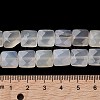 Natural White Agate Beads Strands G-K359-B02-01-5