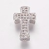 Brass Cubic Zirconia Beads LS-KK-P134-09P-1