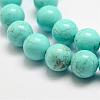 Natural Magnesite Beads Strands G-E384-01-8mm-1