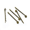 Iron Hair Bobby Pin Findings LS-IFIN-L032-06AB-NF-1