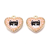 Valentine's Day Printed Alloy Pendants PALLOY-SZC0008-15C-1