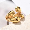 304 Stainless Steel Teardrop Cuff Rings RJEW-Q012-04G-3