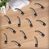 30Pcs Alloy Spikes Screwback Studs FIND-GF0009-56B-7