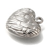 Anti-Tarnish 304 Stainless Steel Pendants STAS-P371-096A-P-2