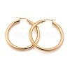 304 Stainless Steel Hoop Earrings EJEW-H358-08G-C-1