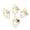 Glass Paper Plane Pendant PALLOY-K001-075G-1