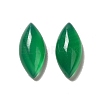 Dyed Natural Green Onyx Agate Cabochons G-G975-02-3