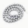 Electroplate Non-magnetic Synthetic Hematite Beads Strands G-J181-04-2