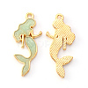 Alloy Enamel European Dangle Charms PALLOY-YW009-02-1
