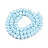 Electroplate Glass Beads Strands EGLA-A044-P8mm-A06-3