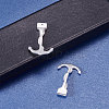 SUNNYCLUE Alloy Anchor Hook Clasps PALLOY-SC0001-84MS-5