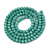 Opaque Solid Color Imitation Jade Glass Beads Strands EGLA-A044-P4mm-D31-3