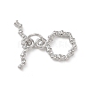 Brass Toggle Clasp KK-D289-53C-P-1
