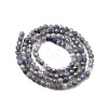Natural Tanzanite Beads Strands LS-G-S387-A01-3mm-3