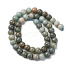 Ombre Effect Dyed Glass Beads Strands X-GLAA-T031-01O-13-3