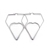 201 Stainless Steel Hoop Earrings EJEW-A052-23E-1
