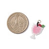 Glass Seed Beaded Pendants PALLOY-MZ00913-05-2