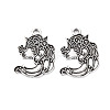 Tibetan Style Alloy Pendant Enamel Settings PALLOY-N160-49AS-1