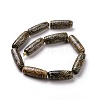 Tibetan Style dZi Beads TDZI-E004-15-4