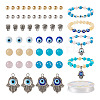 DIY Evil Eye Bracelet Making Kit DIY-FW0001-33-3