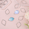 CHGCRAFT 20Pcs Alloy Open Back Bezel Pendants FIND-CA0008-78-4