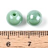 Electroplate Round Glass Beads Strands EGLA-T029-07F-3