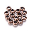 Tibetan Style Rondelle European Beads TIBEB-482-R-NR-1