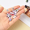 7 Style Flat Round Plastic Colours Wiggle Googly Eyes Buttons KY-YW0001-13-9