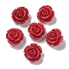 Synthetic Coral Dyed Carved Beads SHEL-I001-05D-11-2