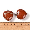 Natural Red Jasper Pendants GG-CBAA0EE-04P-15-3