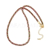 3.5MM Round Nylon Cotton Cord Necklace Making NJEW-C106-03G-2