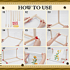 2Pcs Wood Cross-stitch Embroidery Hoops DIY-NB0015-22-3