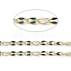 Brass Enamel Curb Chains CHC-C003-13G-17-2