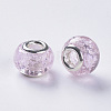 Handmade Luminous Lampwork European Beads LAMP-S193-009J-2