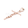 304 Stainless Steel Pendants Ion Plating(IP) STAS-D179-13RG-2