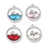 Alloy Glass Pendants FIND-B061-05P-A-1