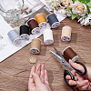 9 Colors Round Waxed Polyester Cord YC-PH0002-50B-3