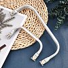2Pcs 2 Style Aluminium Purse Handle Frame FIND-CA0003-24A-4