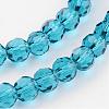 Transparent Glass Bead Strands GLAA-G013-4mm-51-3