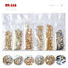 Glass Rhinestone Flat Back Cabochons MRMJ-T009-034B-SS8-1