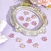 12Pcs 2 Colors Brass Charms KK-HY0004-08-4