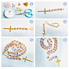   DIY Beaded Religion Necklace Making Kits DIY-PH0008-37-4