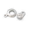Rack Plating Brass Snap Clasps KK-U052-04P-2
