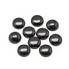 Synthetic Black Stone Cabochons G-R416-6mm-46-1-1