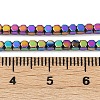 Electroplate Non-magnetic Synthetic Hematite Beads Strands G-I175-09I-3