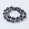 Non-magnetic Synthetic Hematite Beads Strands G-P341-37-11x17mm-2