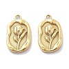 PVD Vacuum Plating 304 Stainless Steel Pendants STAS-R130-55G-1