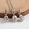 Mixed Buddha Tibetan Style Alloy European Dangle Charms PALLOY-JF00134-1