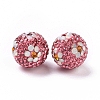Polymer Clay Rhinestone Beads LS-RB-L029-03K-2