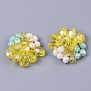 Handmade Woven Glass Cabochons X-FIND-N050-10D-2